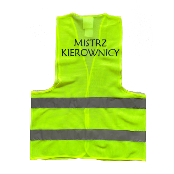 [Km04] Kamizelka odblaskowa MISTRZ KIEROWNICY